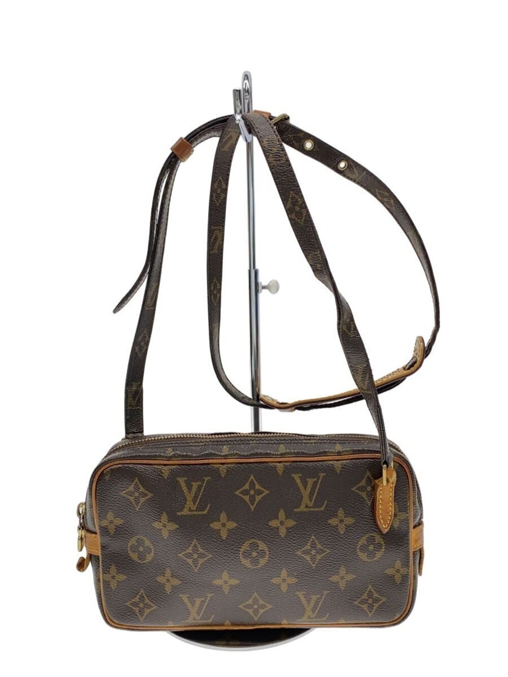 LOUIS VUITTON Pochette Marly Bandouliere Monogram Canvas Brown